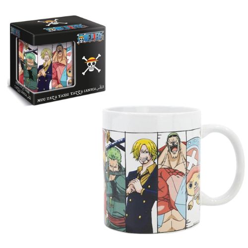 ONE PIECE – Crew Battle – Tazza in Ceramica 325ml (In confezione regalo xxcm)…x12…x24